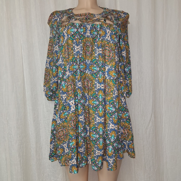 JODIFL New Women Size S Multicolor Floral Dress - Picture 2 of 16